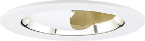 ELCO EL1445G 4" Adjustable Wall Wash Reflector Trim - Gold with White Trim - Ready Wholesale Electric Supply and Lighting