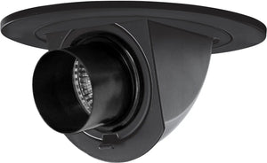 ELCO EL1487B 4" Adjustable Pull Down with Directional Snoot Trim - Black - Ready Wholesale Electric Supply and Lighting