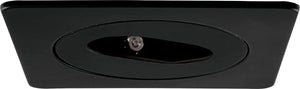 ELCO EL2420B 4" Square Adjustable Slot Rotatable Aperture Trim - All Black - Ready Wholesale Electric Supply and Lighting