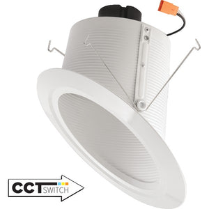 Elco Lighting 6" Super Sloped Ceiling LED Baffle Inserts - Ready Wholesale Electric Supply and Lighting