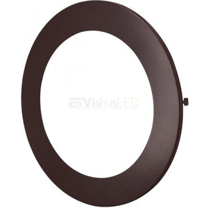 EnVisionLED SLPNL-6R-TRIM-BZ - 6" Panel Downlight Bronze Trim Round - Ready Wholesale Electric Supply and Lighting