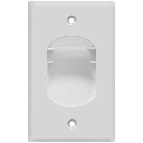 Enerlite 8881-W Single Gang Recessed Plate - Ready Wholesale Electric Supply and Lighting
