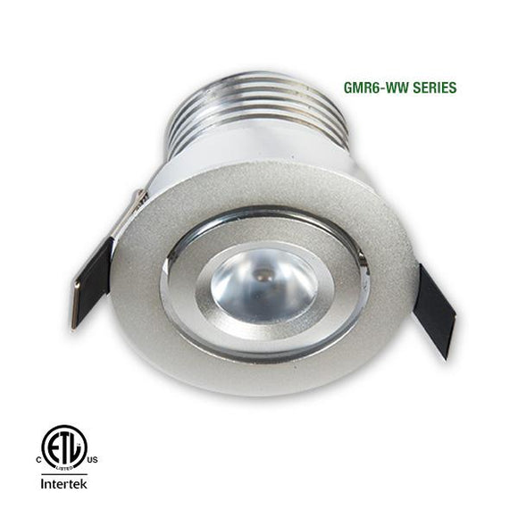GM Lighting 12VDC Mini High Power LED Dimmable Recessed Adjustable Downlight - Ready Wholesale Electric Supply and Lighting