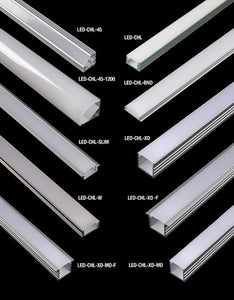 GM Lighting LED-CHL-45-1200 4 ft Extruded Aluminum Linear LED Tape Mounting Large Channel - Ready Wholesale Electric Supply and Lighting
