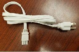GM Lighting UCSB-PS-60-WH 60 LineTask Cord and Plug Connector - Ready Wholesale Electric Supply and Lighting