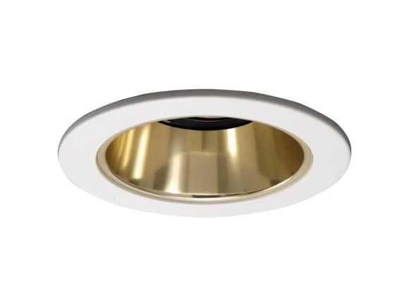 HALO 1421RG Residential Gold Reflector with White Trim Ring - Ready Wholesale Electric Supply and Lighting