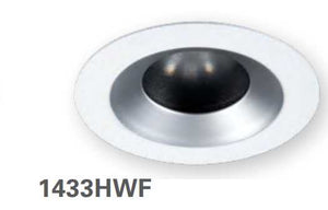 HALO 1433HWF 4" Conical Reflector, Diffuse Lens, 35 degree Tilt, Haze, White Flange - Ready Wholesale Electric Supply and Lighting