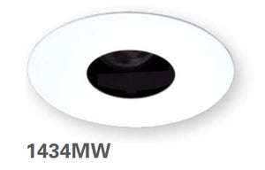 HALO 1434MW 4" Round Pinhole, Open, 35 degree Tilt, Matte White - Ready Wholesale Electric Supply and Lighting