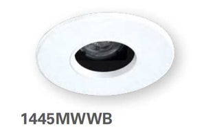 HALO 1445MWWB 4" Round Pinhole with Oculus, Open, 35 degree Tilt, White - Ready Wholesale Electric Supply and Lighting