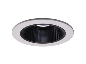 HALO 1493P 4" Trim Coilex Black Baffle with White Trim Ring - Ready Wholesale Electric Supply and Lighting