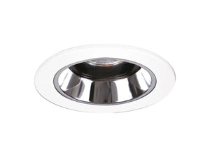 HALO 1951SNS 4" Trim Lensed Showerlight White Trim, Clear Specular Splay Reflector, MR16 - Ready Wholesale Electric Supply and Lighting