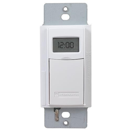 Intermatic ST01 | 7-Day Heavy-Duty Programmable Timer, 120-277 VAC, 15A, White - Ready Wholesale Electric Supply and Lighting
