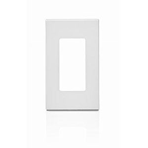 Leviton 80301-SW - 1-Gang Decora Plus Screwless Wallplate - Ready Wholesale Electric Supply and Lighting