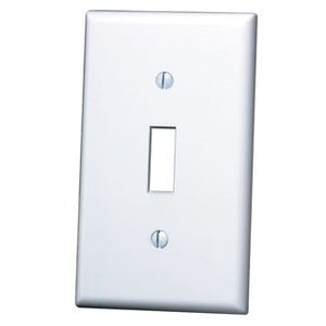 Leviton 88001 - 1-Gang Decora/GFCI Device Decora Wallplate/Faceplate, Standard Size, Thermoset, Device Mount - Ready Wholesale Electric Supply and Lighting
