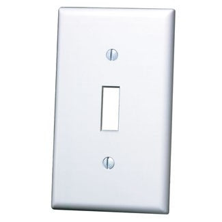 Leviton 88001 - 1-Gang Decora/GFCI Device Decora Wallplate/Faceplate, Standard Size, Thermoset, Device Mount - Ready Wholesale Electric Supply and Lighting