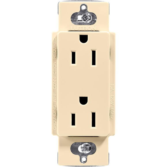 Lutron CARS-15-TR Designer (Gloss) 15A, Tamper Resistant Receptacle - Ready Wholesale Electric Supply and Lighting
