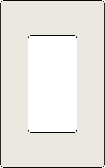 Lutron CW-1 Claro Designer Gloss 1-Gang Wall Plate - Ready Wholesale Electric Supply and Lighting