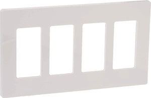 Lutron CW-4 Claro Designer Gloss 4-Gang Wall Plate - Ready Wholesale Electric Supply and Lighting