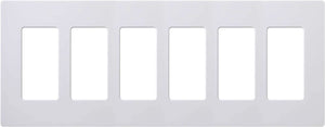 Lutron CW-6 Claro Designer Gloss 6-Gang Wall Plate - Ready Wholesale Electric Supply and Lighting