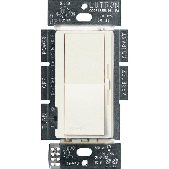 Lutron DVSC-103P Diva (satin) 1000W, 3-Way, Incandescent / Halogen, Preset Dimmer - Ready Wholesale Electric Supply and Lighting
