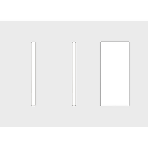 Lutron LWT-GGT New Architectural / Grafik T Wallplate (3 Gang) - Ready Wholesale Electric Supply and Lighting