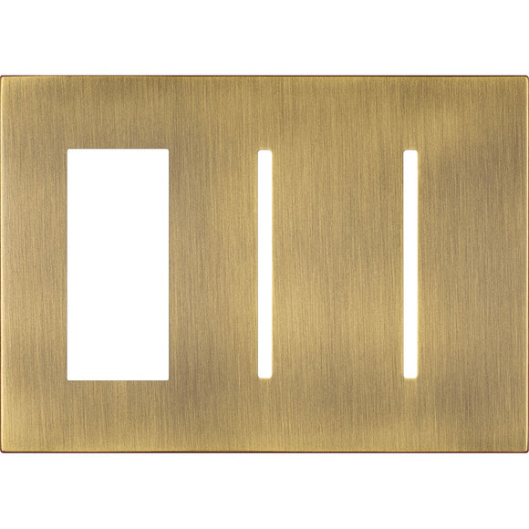 Lutron LWT-TGG New Architectural / Grafik T Wallplate (3 Gang) - Ready Wholesale Electric Supply and Lighting