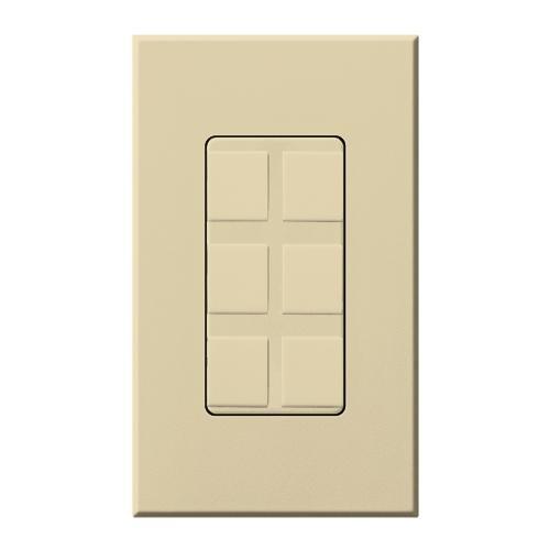 Lutron NT-6PF Architectural Style 6-Port Frame - Ready Wholesale Electric Supply and Lighting