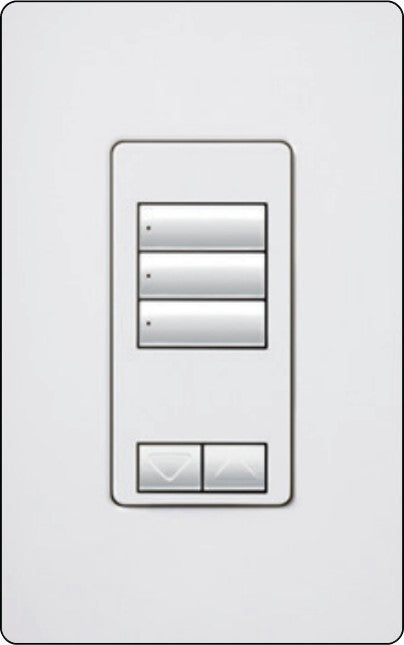 Lutron RadioRA 2 RRD-W3BRL Wall-Mounted Keypads - Ready Wholesale Electric Supply and Lighting