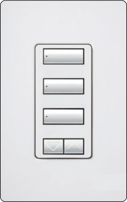 Lutron RadioRA 2 RRD-W3BSRL Wall-Mounted Keypads - Ready Wholesale Electric Supply and Lighting