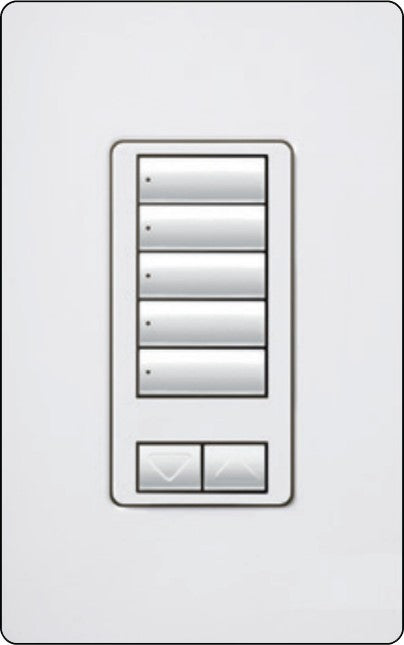 Lutron RadioRA 2 RRD-W5BRL Wall-Mounted Keypads - Ready Wholesale Electric Supply and Lighting