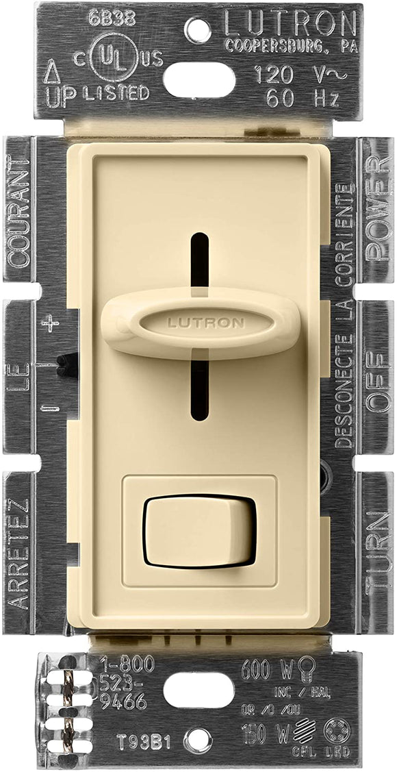 Lutron S-10P Skylark 1000W, Single Pole, Incandescent / Halogen, Preset Dimmer - Ready Wholesale Electric Supply and Lighting