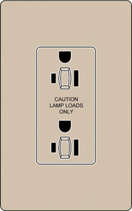 Lutron SCR-15-DDTR Designer Style (Satin) 15A Dual-Dimming Tamper Resistant Receptacle - Ready Wholesale Electric Supply and Lighting