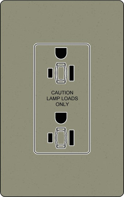 Lutron SCR-20-DDTR Designer Style (Satin) 20A Dual-Dimming Tamper Resistant Receptacle - Ready Wholesale Electric Supply and Lighting